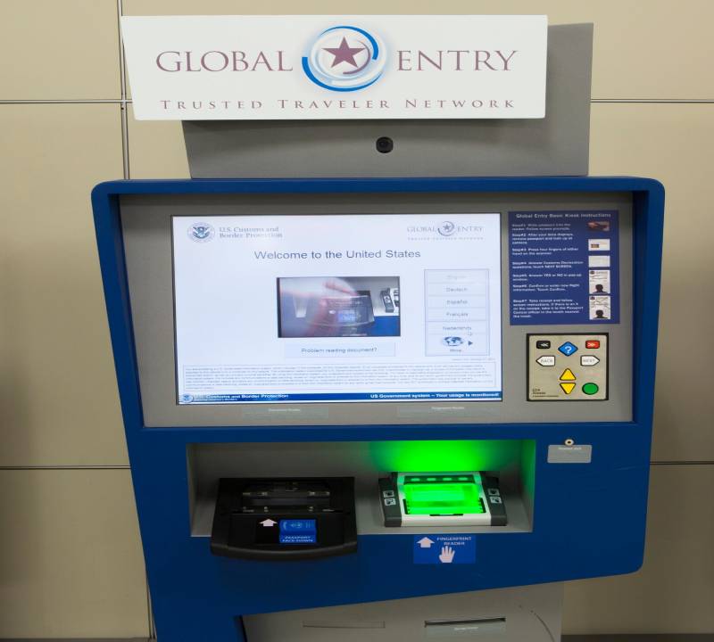 Global Entry Kiosk at the Airport